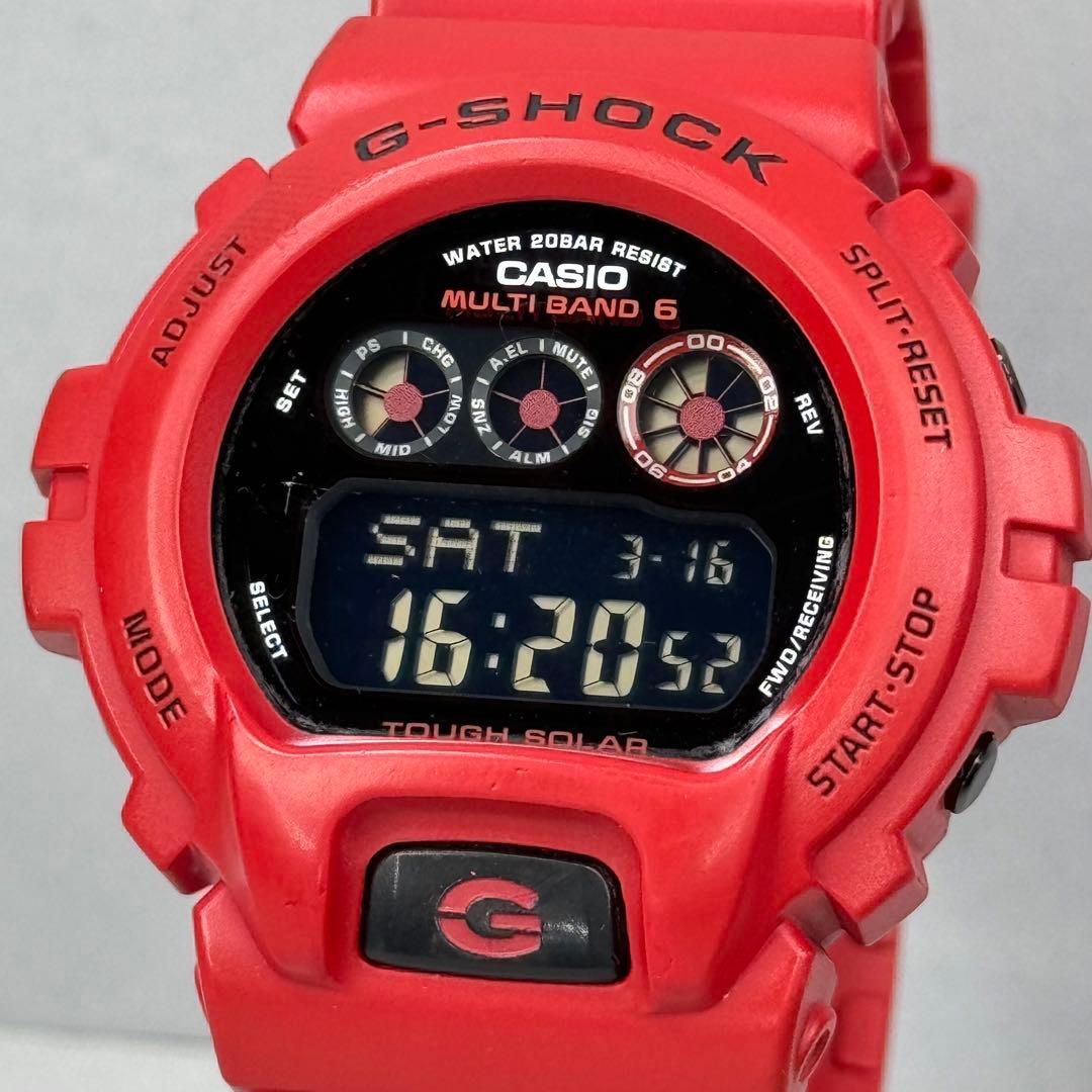美品 G-SHOCK GW-6900RD バーニングレッド 電波ソーラー - メルカリ