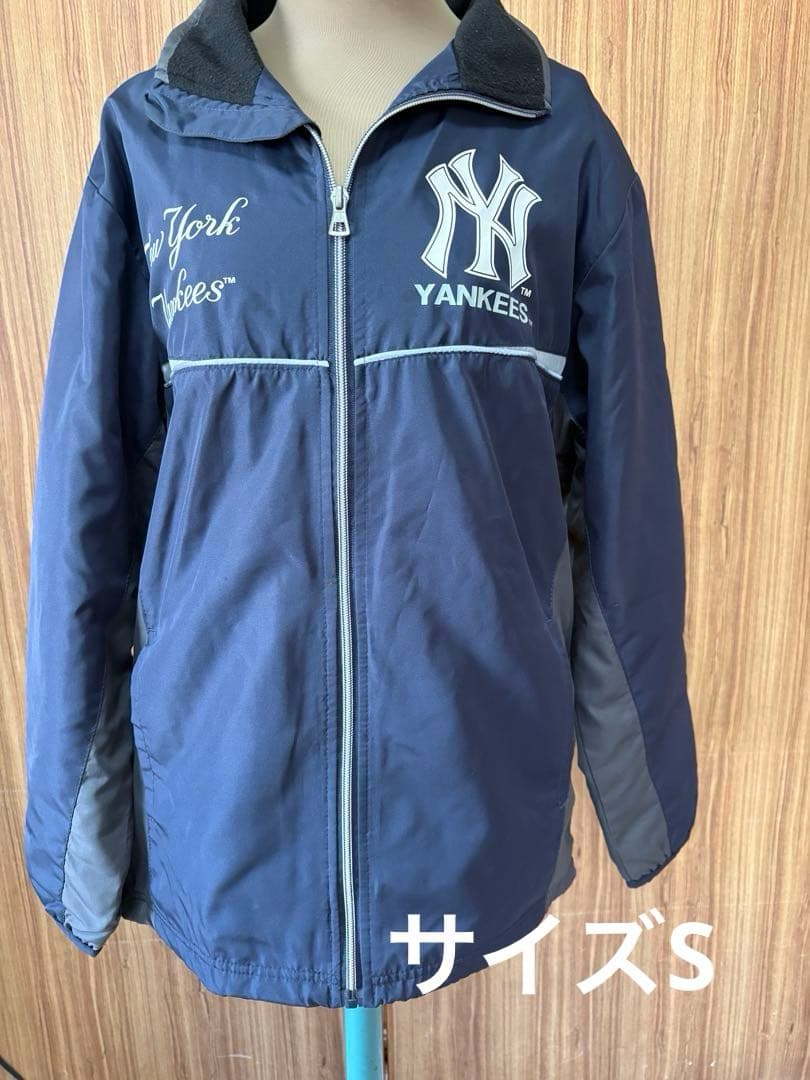 New York Yankees ナイロンジャケット ネイビー サイズS - メルカリ