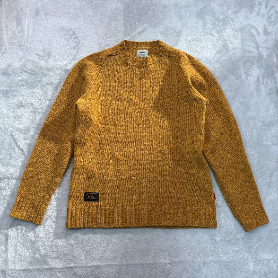 美品 ダブルタップス 14AW クルーネックニット セーター ウール サイズM 楽天市場】◇美品◇ ダブルタップス WTAPS モヘア混 ニット セーター