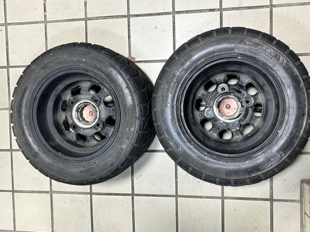 専用出品沖縄行き2ストジャイロ ワイドホイール&タイヤ