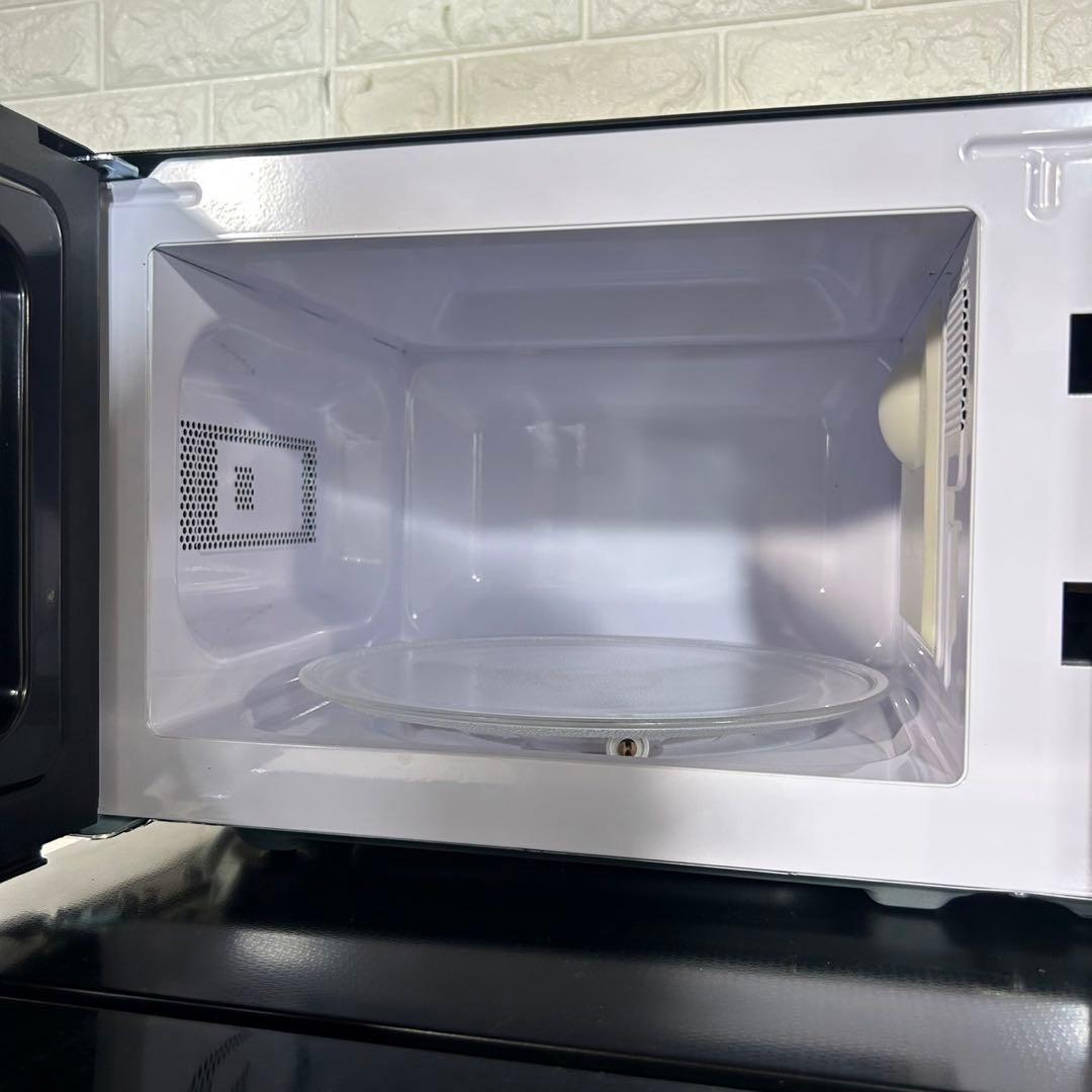 生活家電 黒色 3点セット 冷蔵庫 洗濯機 電子レンジ 高年式 I012