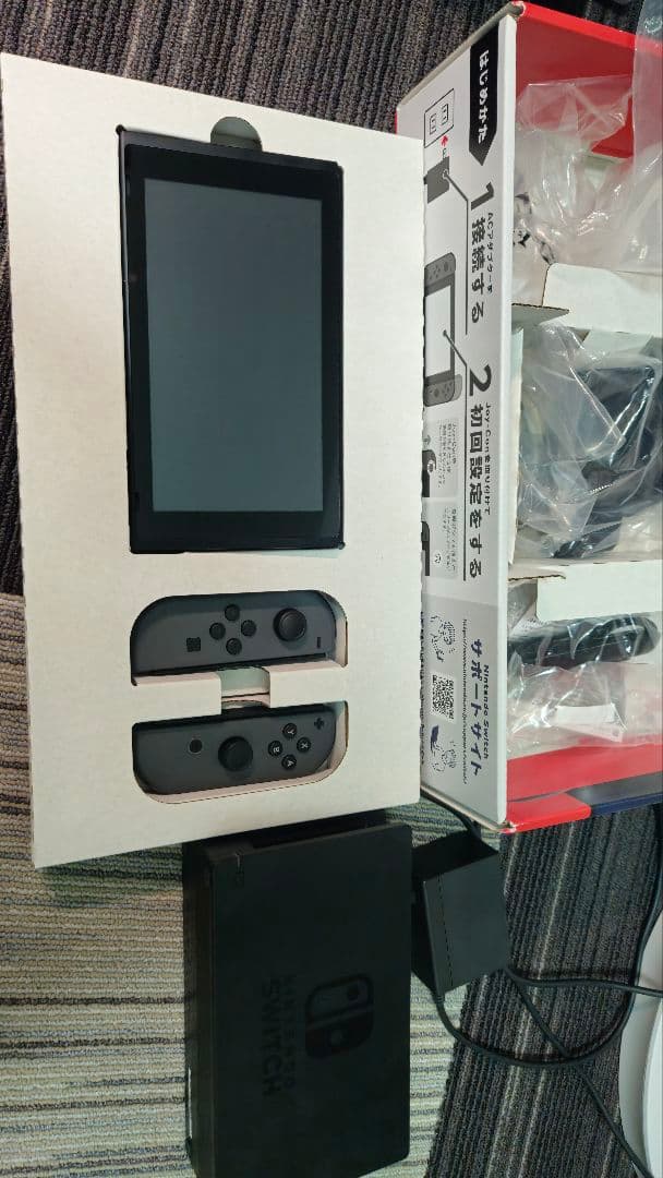 Nintendo Switch 本体 バッテリー強化モデル グレー Nintendo Switch ニンテンドースイッチ 本体 Switch (L)/(R)グレー