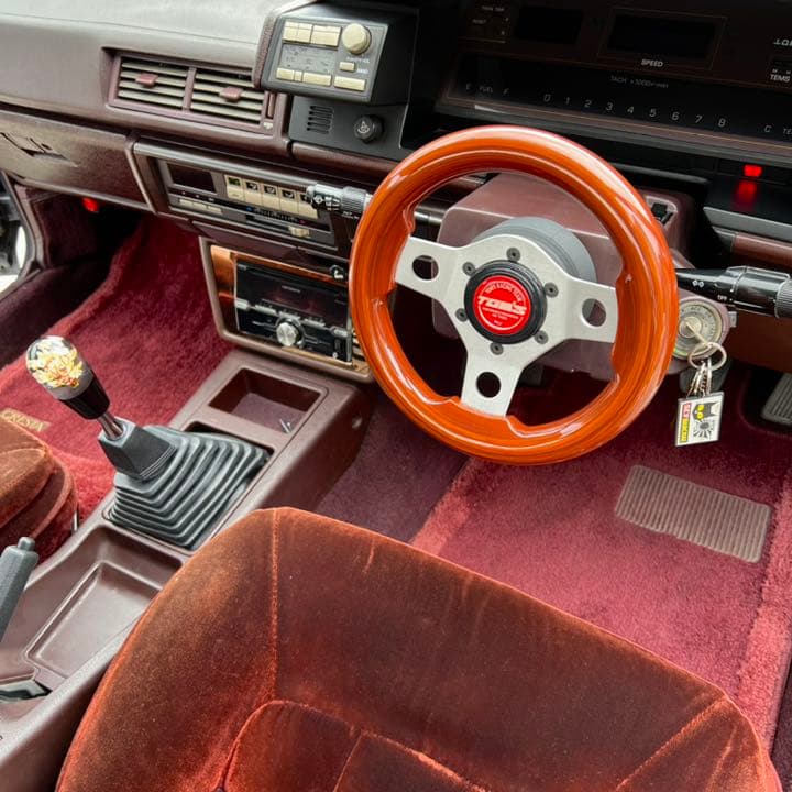 小径ウッドステアリング 水野ワークス gx71 OBA 街道レーサー当時物