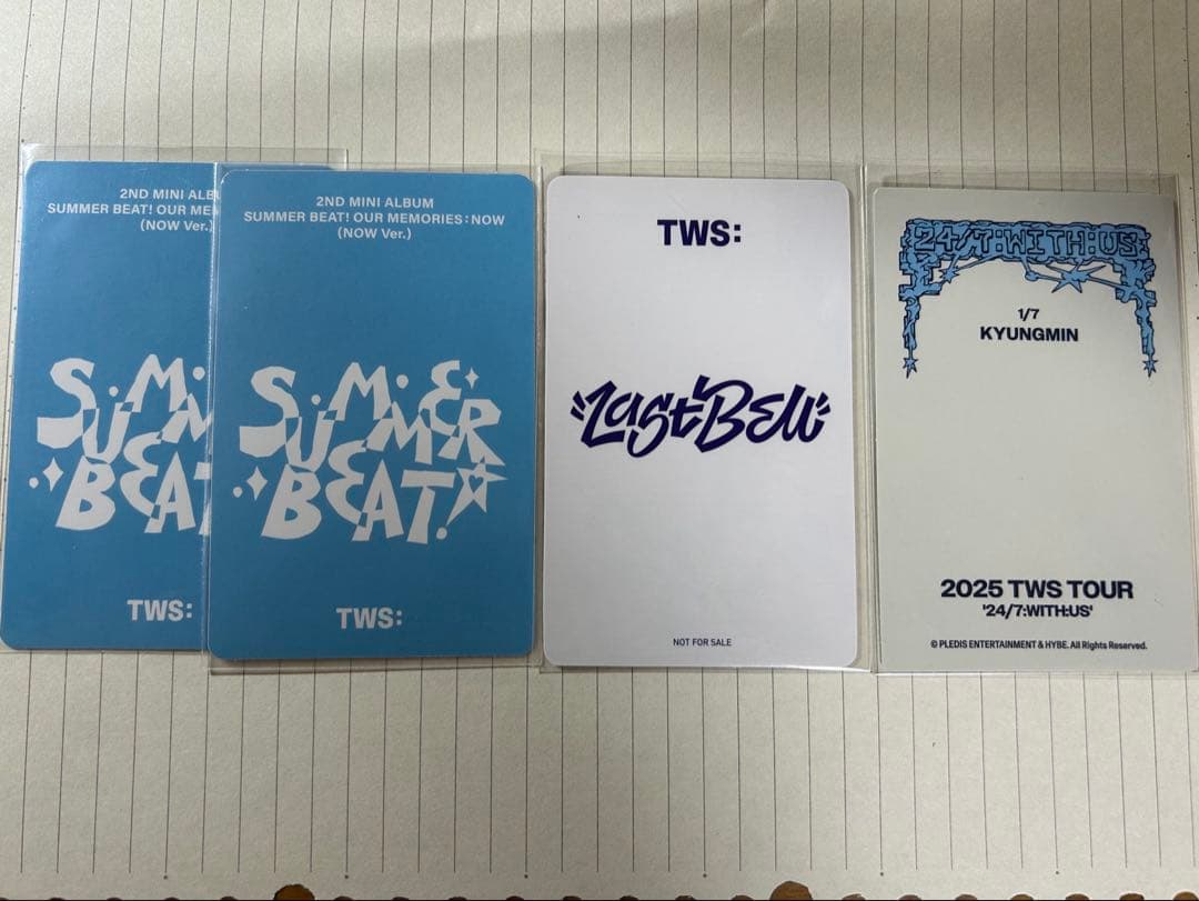 tws ギョンミン kyungmin トレカ 4枚セット - メルカリ