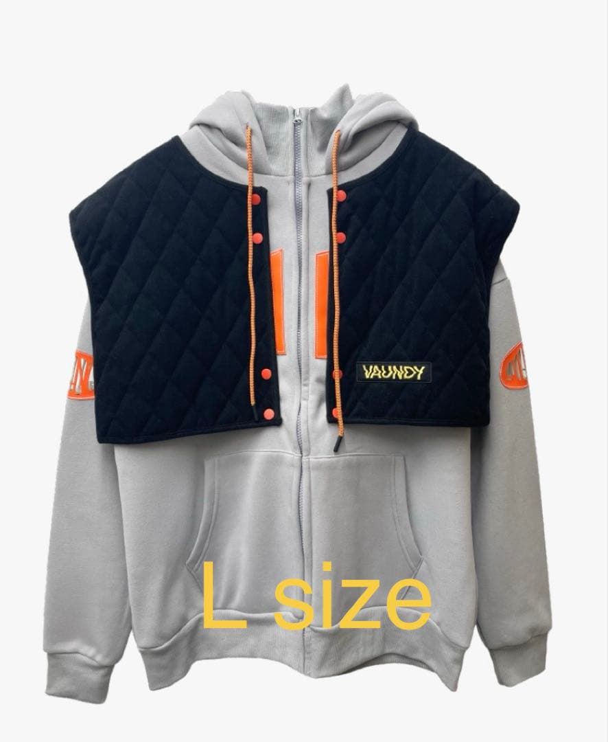 新品 バウンディ Vaundy ベスト付きフーディ 2026 - メルカリ