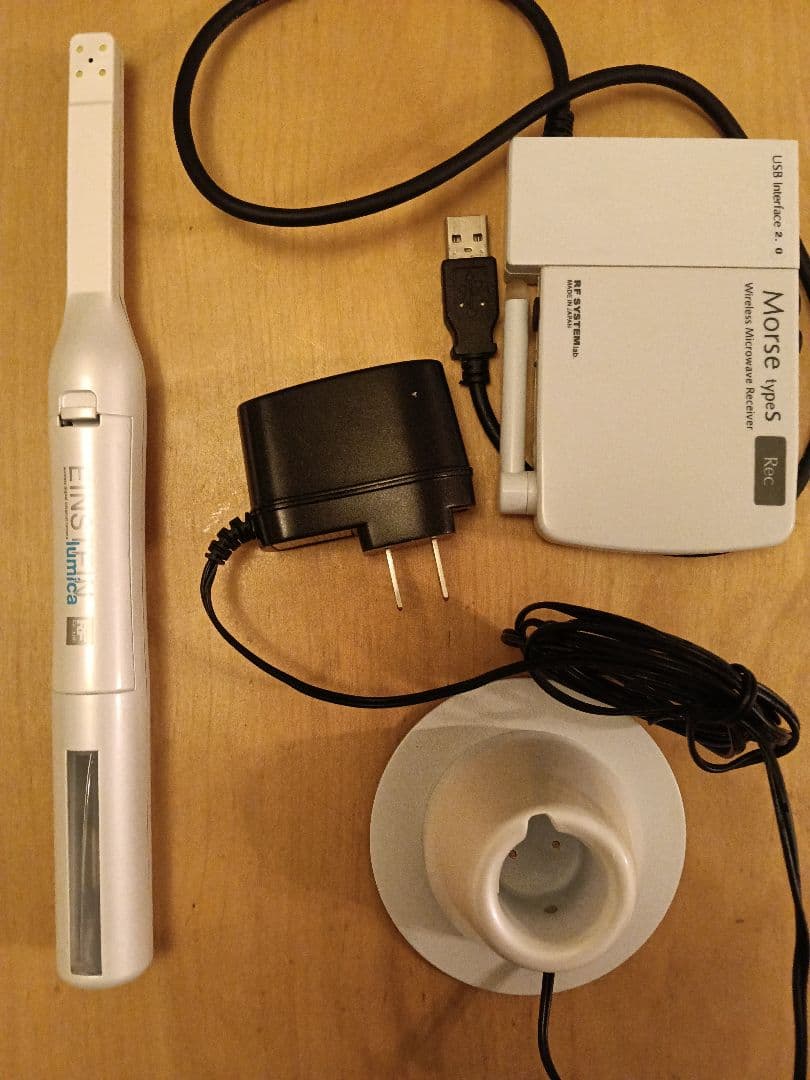 口腔内カメラ　アールエフ　Einstein　受信機＆充電器つき 口腔内カメラ アールエフ Einstein 受信機＆充電器つき 口腔内カメラ
