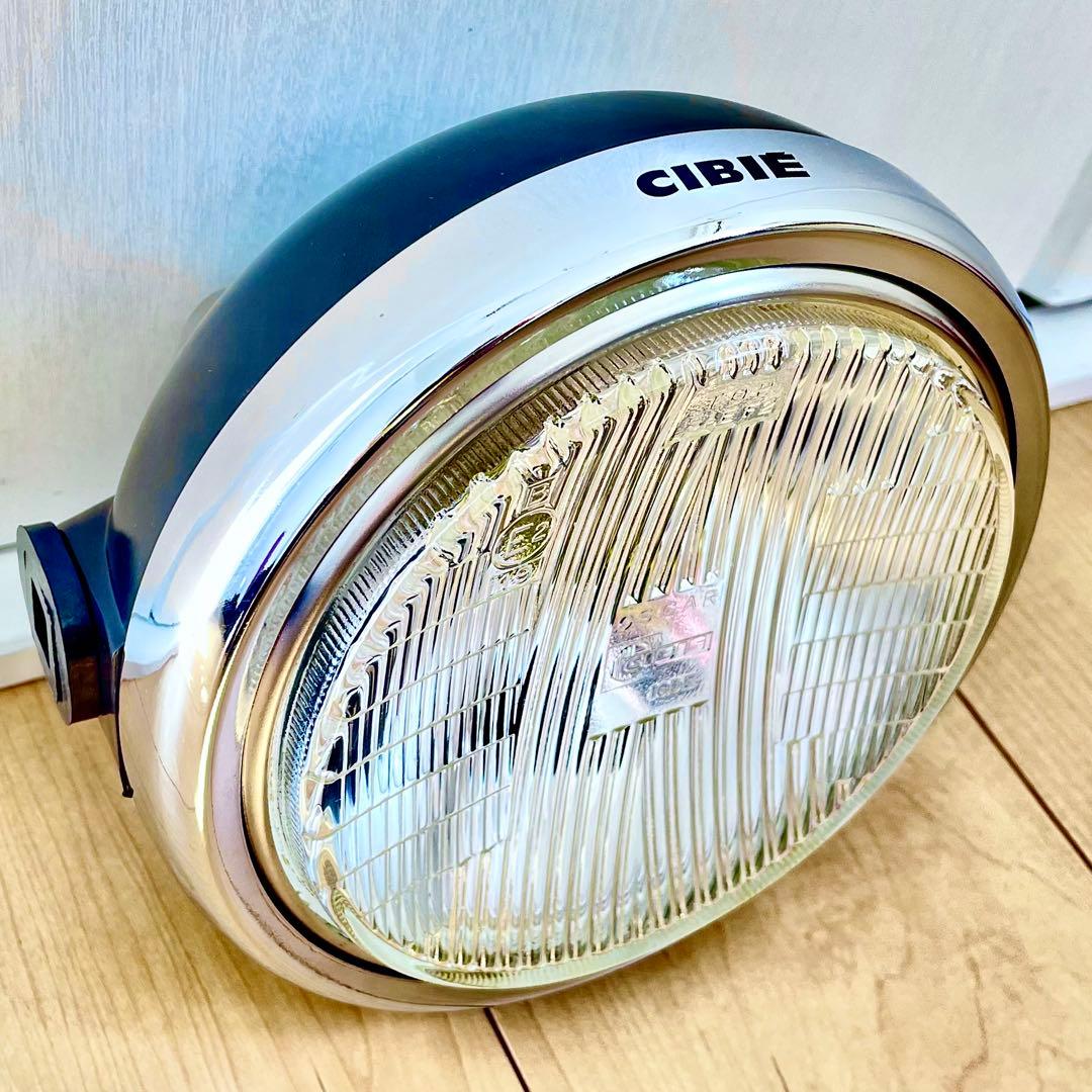 当時物 CIBIE シビエ 凹み ヘッドライト CB400F ホーク マーシャル