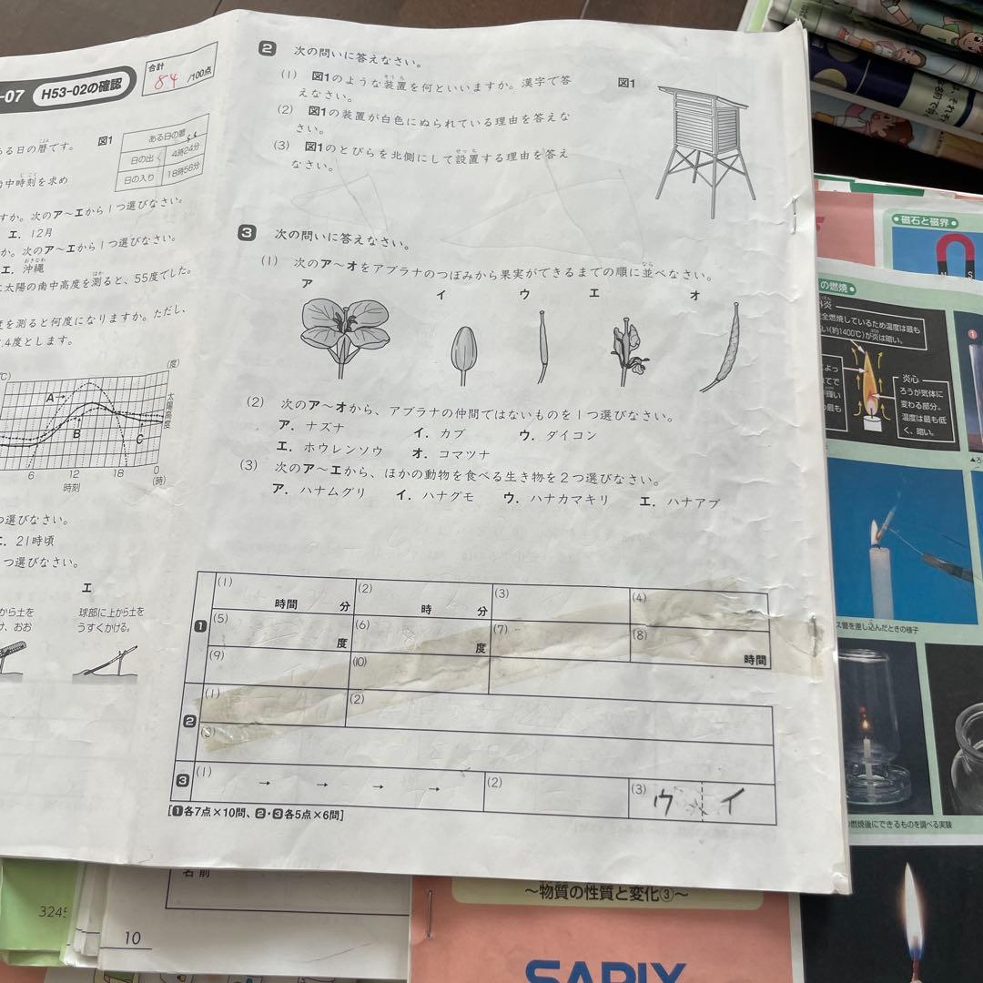 SAPIX理科 5年生テキスト1年分 2024年版 サピックス - メルカリ