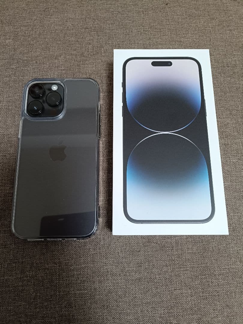 iPhone 14pro MAX 128GB スペースブラック - メルカリ