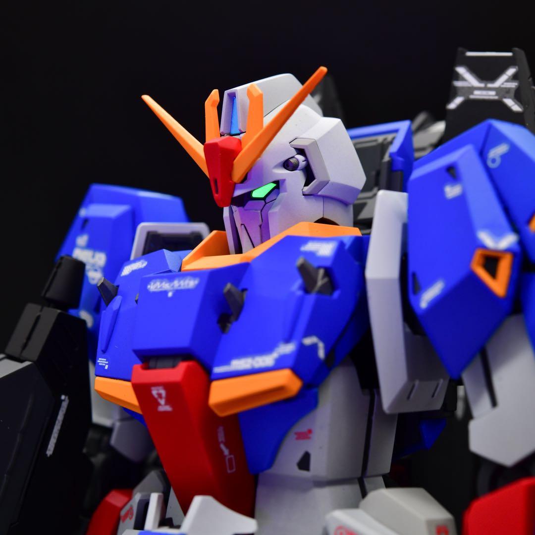MG Zガンダムver.ka 全塗装完成品（HG ウェイブライダー付き） - メルカリ