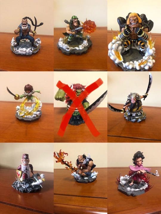 ワンピース ワーコレ yzスタジオ 白ひげ海賊団隊長 13台セット - メルカリ