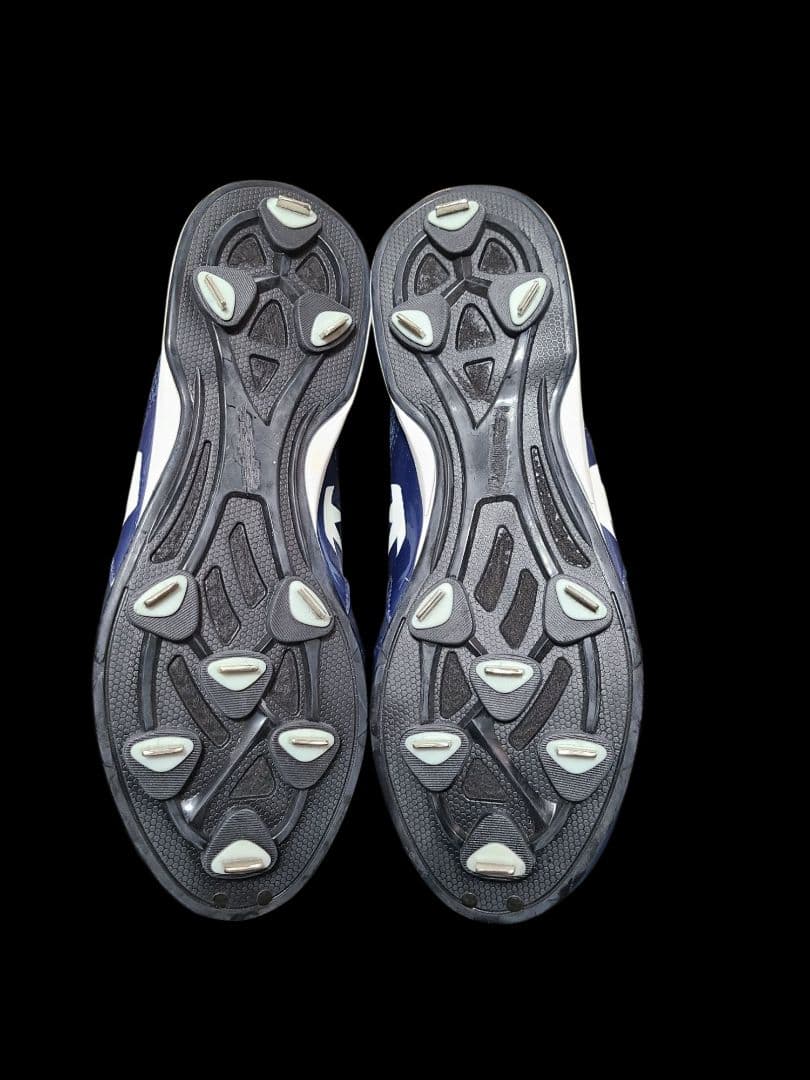 OB#65 FUKUDAモデル スパイクシューズ 25.5cm ネイビー