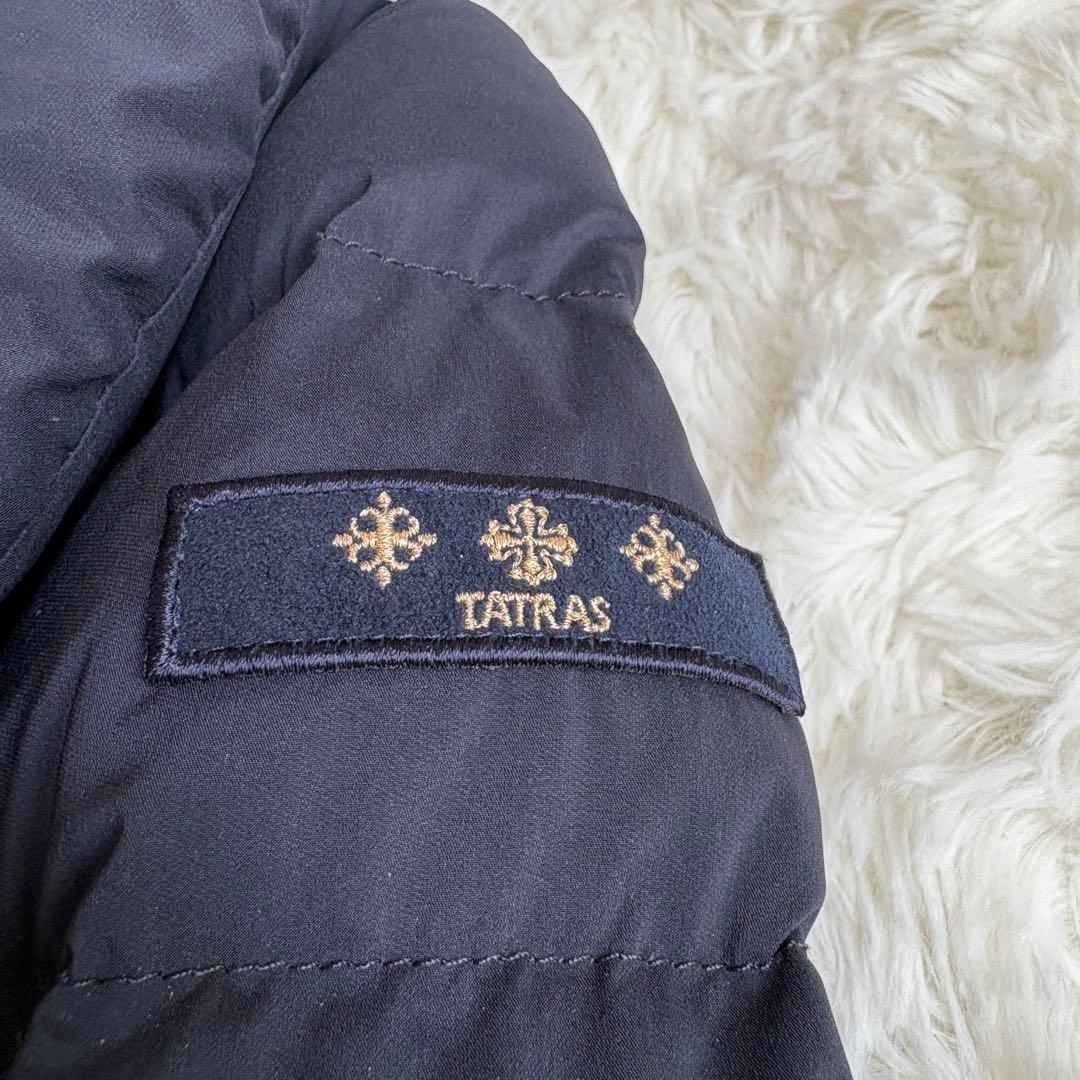 極美品 TATRAS 定価9.5万円 ダウンジャケット ネイビー 01 - メルカリ