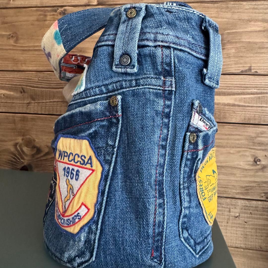 ハンドメイド デニムリメイク バッグ 2way - メルカリ