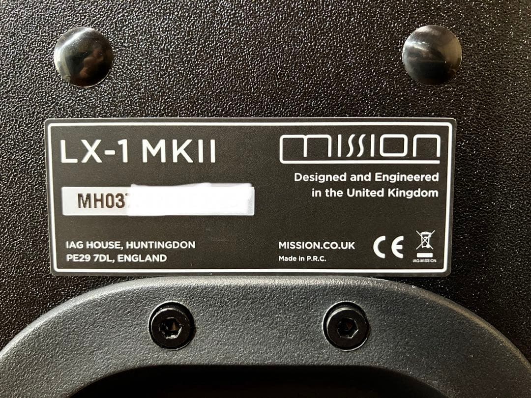 Mission LX-1 MKII ブラックスピーカー 3年保証 - メルカリ