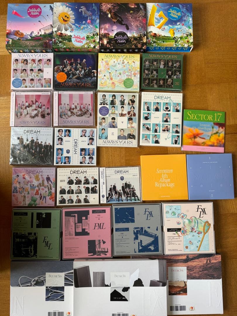 seventeen アルバム まとめ売り トレカなし セブチ - メルカリ