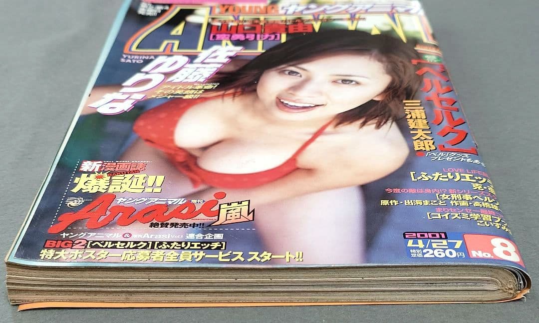 ヤングアニマル2001年8号ベルセルク巻頭見開きカラー第179話/佐藤ゆりな