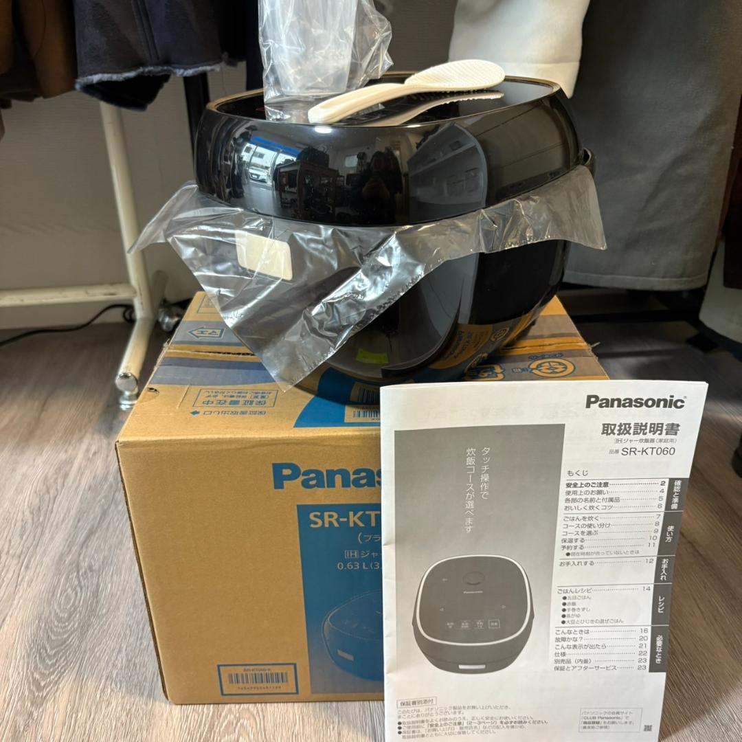 【新品・未使用】 Panasonic SR-KT060 炊飯器 2024年製 パナソニック IHジャー炊飯器 SR-KT060をレビュー！クチコミ・評判をも