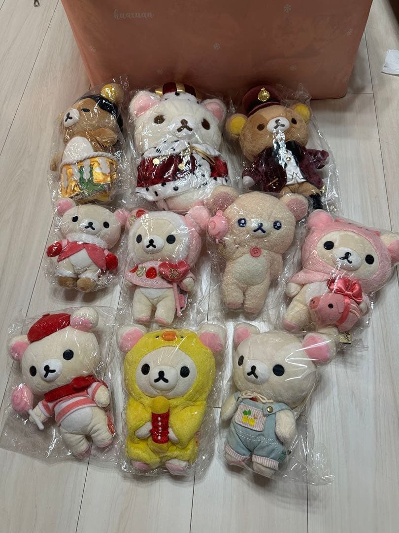 リラックマ コリラックマ 限定　ぬいぐるみ 10体セット Amazon.co.jp: リラックマ10th(10周年)アニバーサリーぬいぐるみ