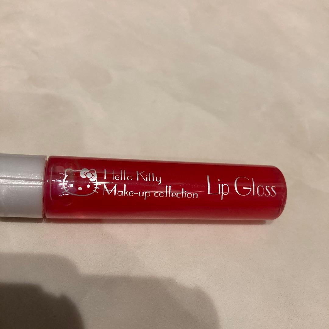 レトロ《2002年 ハローキティ リップグロス》当時物 コスメ☆レッド