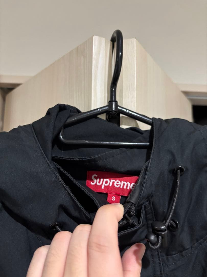 Supreme ブラック ナイロンジャケット Sサイズ