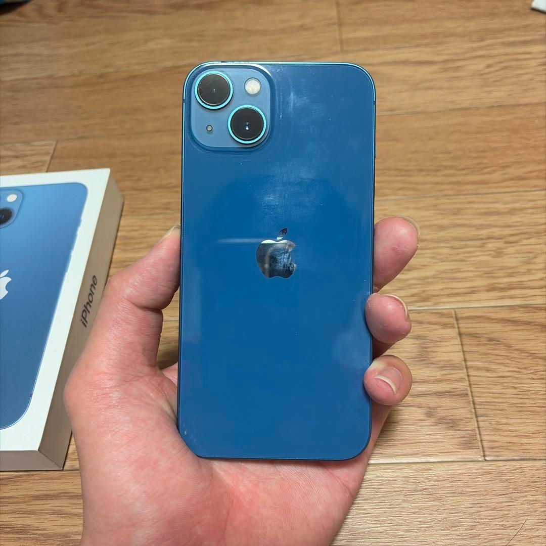 Apple iPhone 13 ブルー 本体 箱付き シールラブブさん専用 - メルカリ