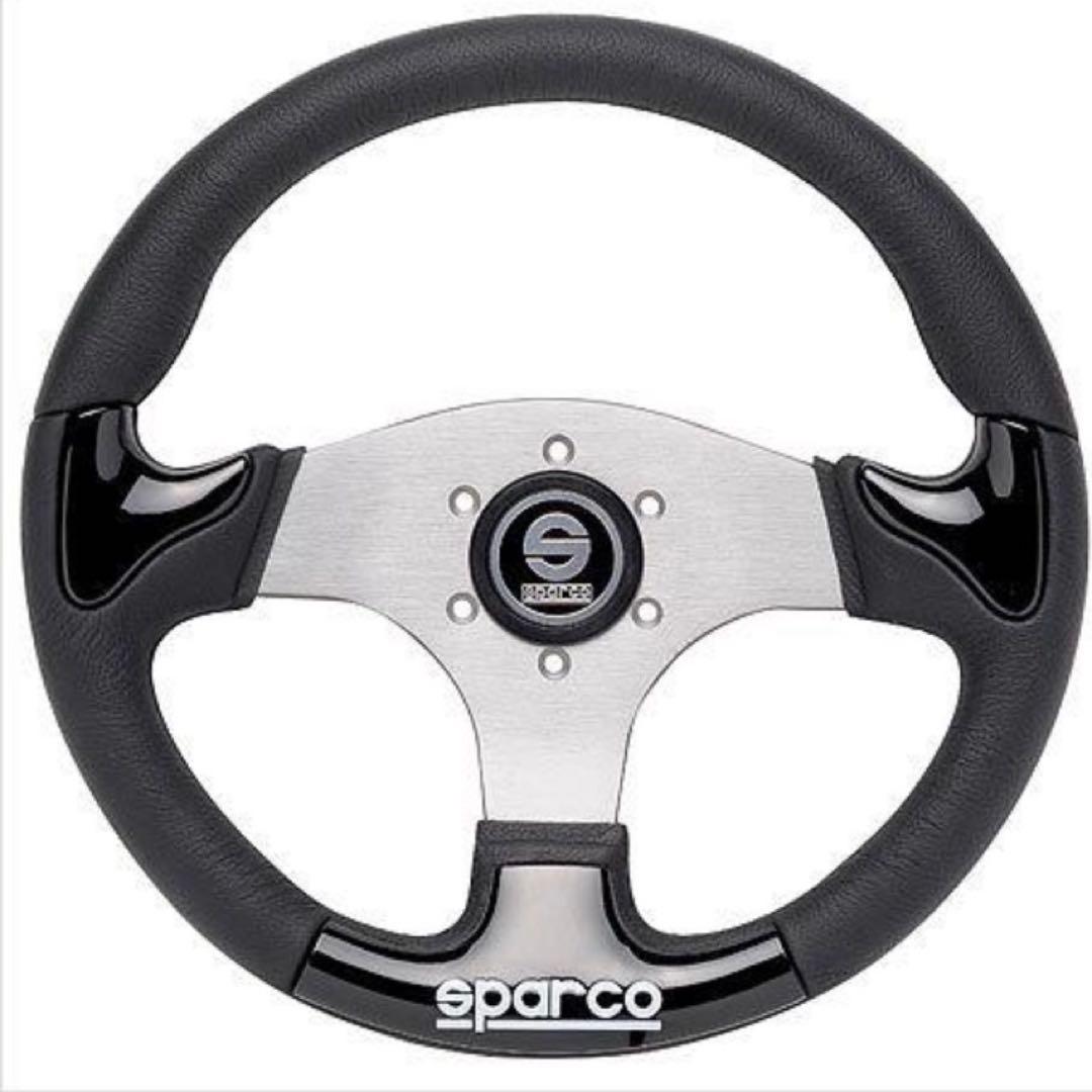 スパルコ sparco ハンドル 本体 スポーツカー レザー sparco スパルコ ステアリング L360 LEATHER レザー 330mm DEEP0mm