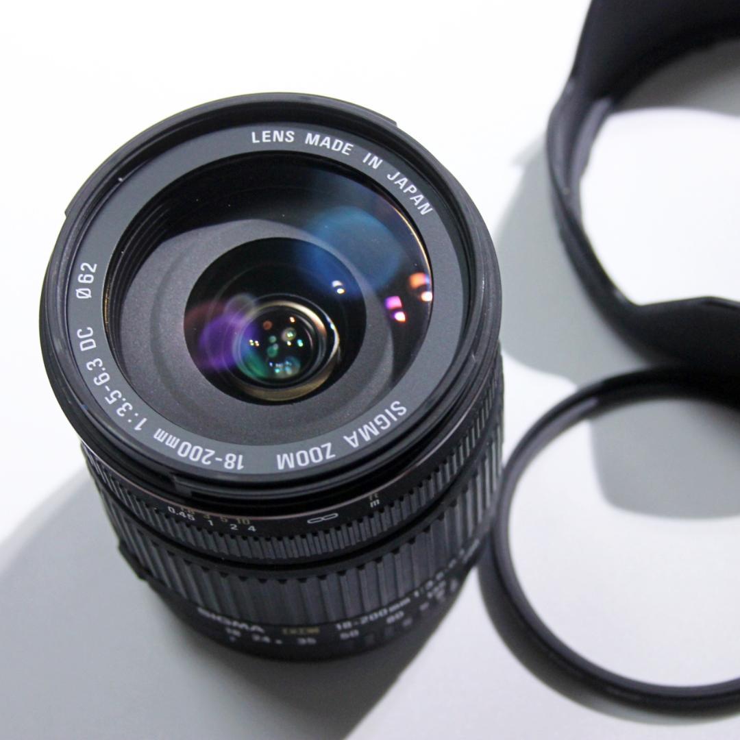 SIGMA 18-200mm F3.5-6.3 DC　キヤノンEF用