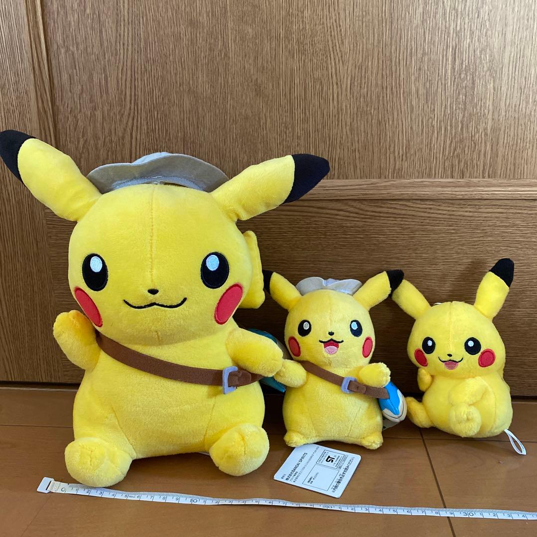 ポケモン ピカチュウ ぬいぐるみ まとめ売り（3匹セット） - メルカリ