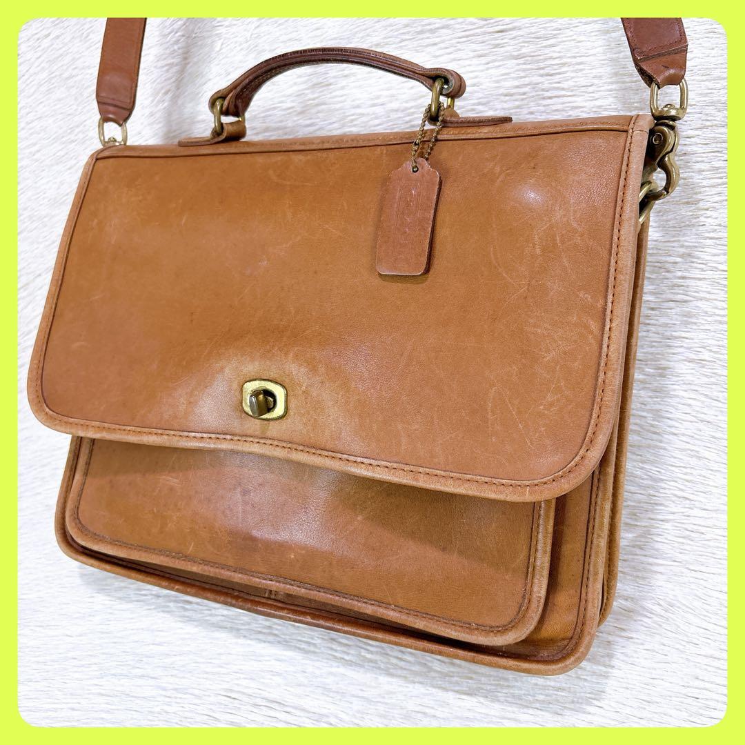 ✨USA製✨オールドコーチ 2wayビジネスバッグターンロックA4可斜めがけ✧ ターンロック | gypsophila