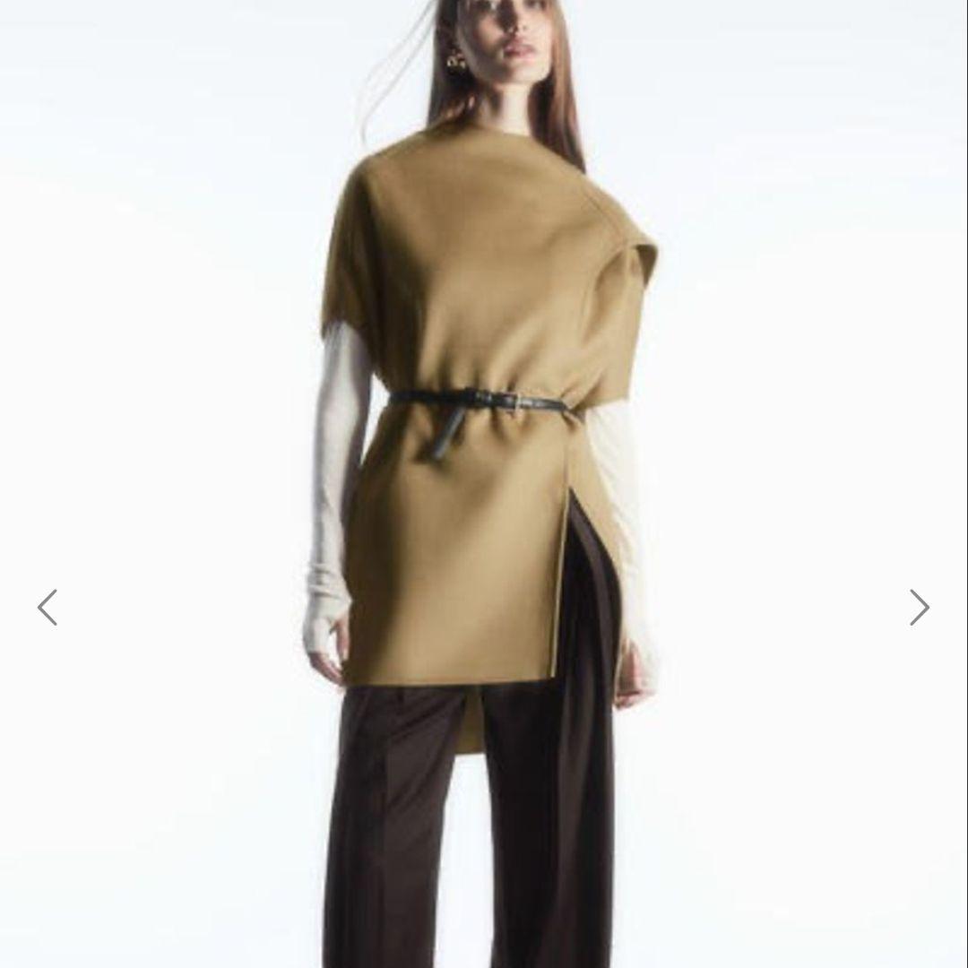 新品タグ付き未使用品 ☆cos ダブルフェイスウールスカーフケープ