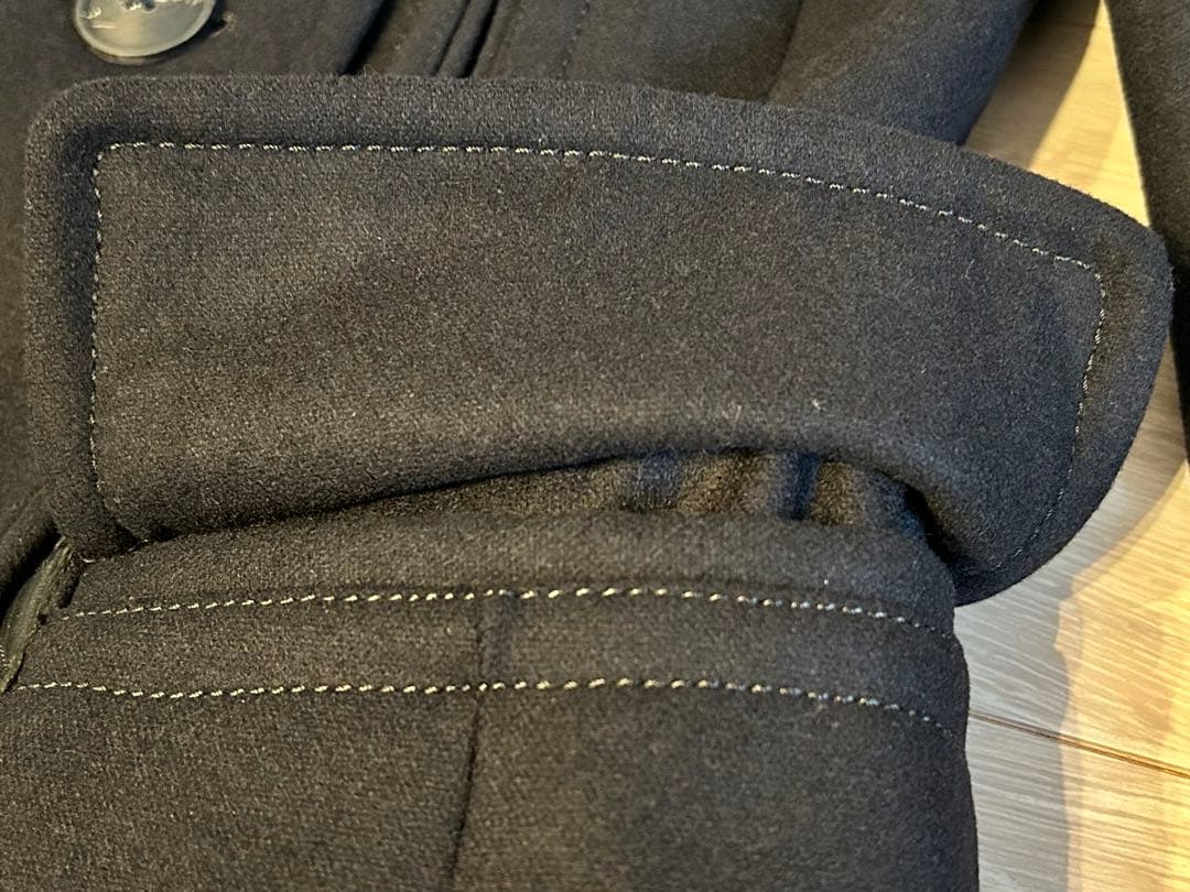 【ほぼ未使用】お値下げ中！ナイジェルケーボン 《ロングPコート》ダークネイビー