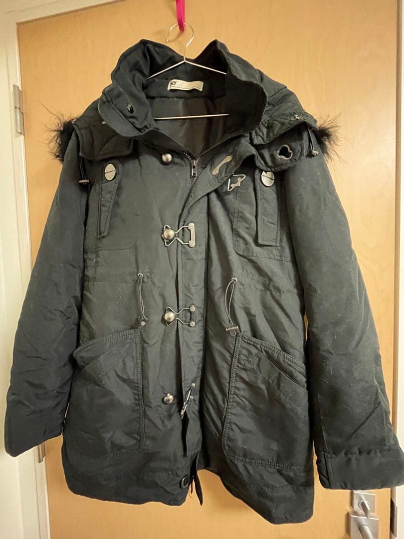 sly スライN3Bモッズコート黒ブラックarchive平成ギャルy2k00s - メルカリ