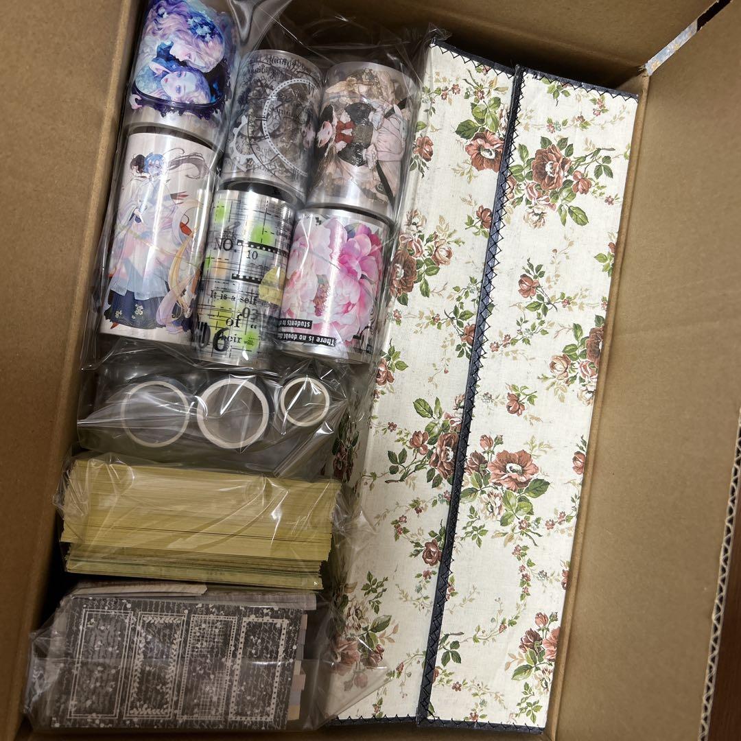 コラージュ用品まとめ売り　デザペ・トレペ・海外マステ・人物ステッカー・ナモンさん コラージュ用品まとめ売り デザペ・トレペ・海外マステ・人物