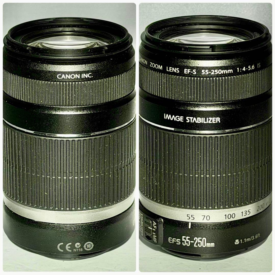 レンズ(ズーム) Canon EF-S 55-250mm f:4-5.6 IS