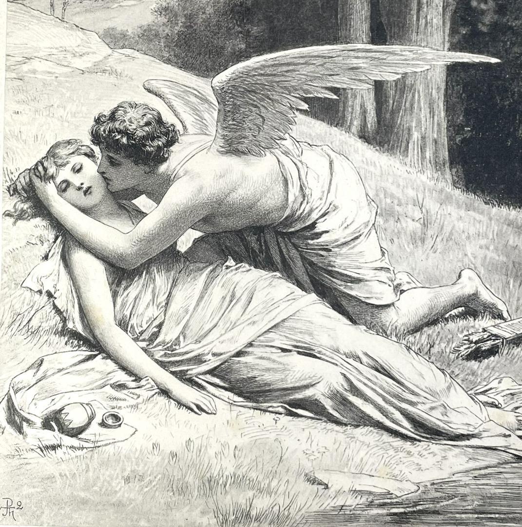 「アモルとプシュケ」ポール・トゥマン挿絵 別刷りイラスト９点に加え文中カット多数 アモルとプシュケ」ポール・トゥマン挿絵 別刷りイラスト9点に加え