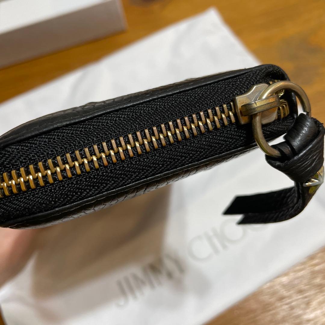 JIMMY CHOO ブラック 長財布 星型エンボス - メルカリ