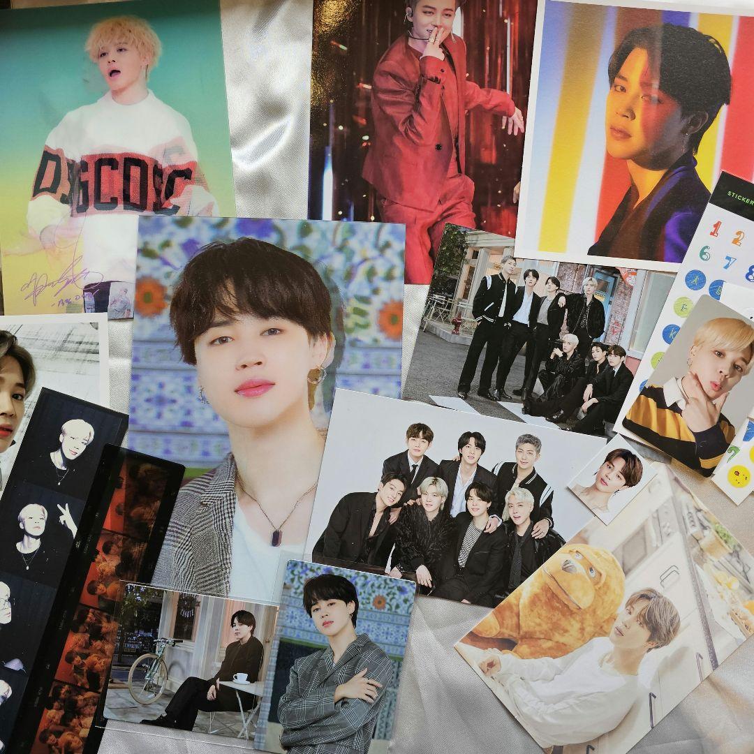 画像1.2枚目全て 公式 ジミン トレカ フォトカ ポスカ セット