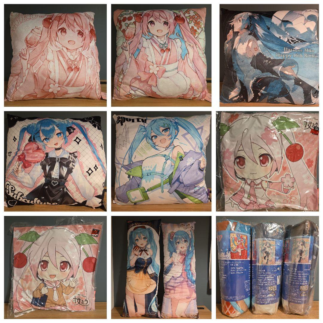 初音ミク クッション ブランケット まとめ売り - メルカリ