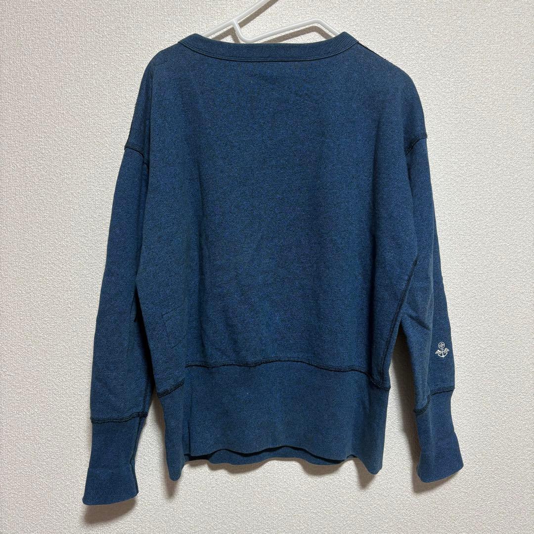 EVISU エビス トレーナー 40サイズ ネイビー ブルー - メルカリ