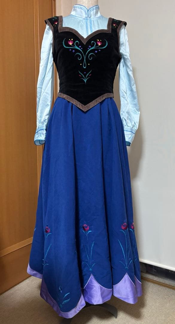 シークレットハニー ディズニー アナ雪 雪山 ドレス＆ケープ帽子手袋