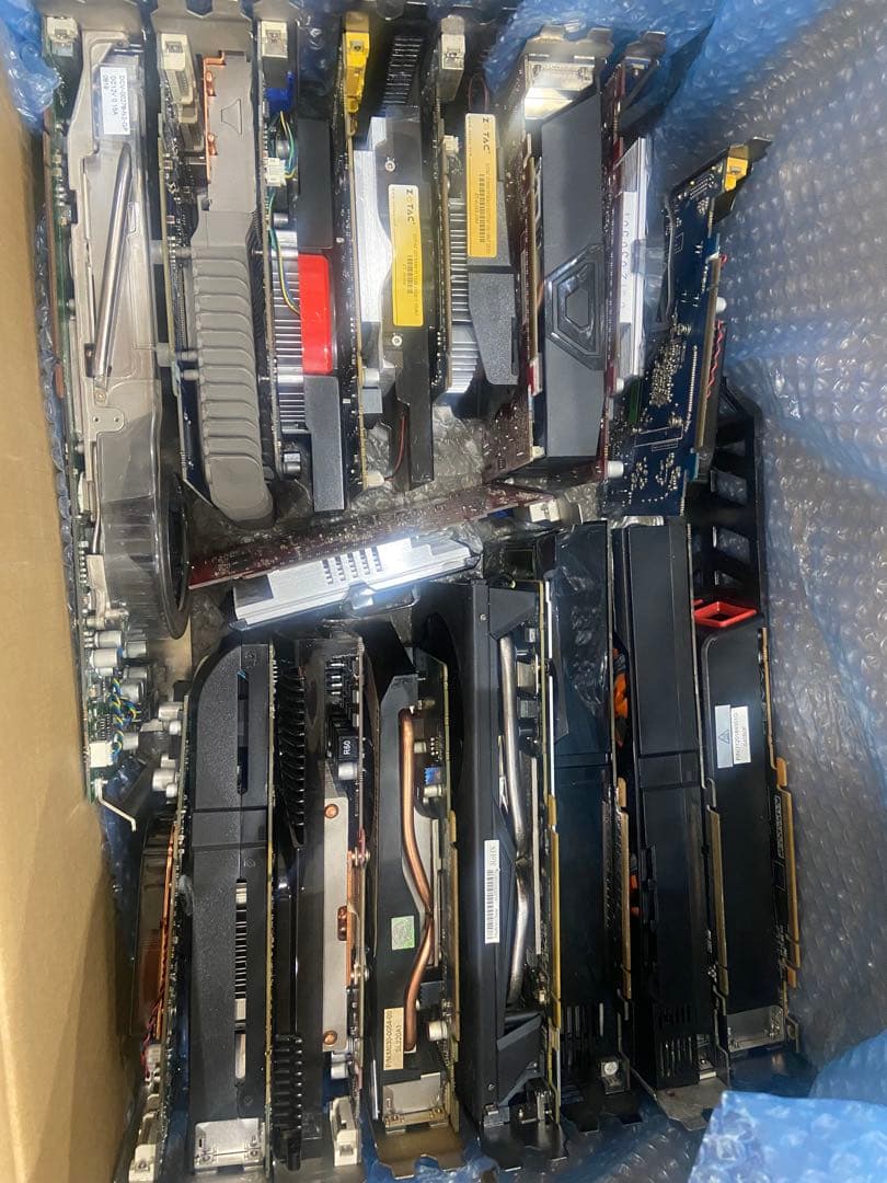 都市鉱山 部品取り 貴金属抽出用 グラフィックカード45枚ぐらい合計