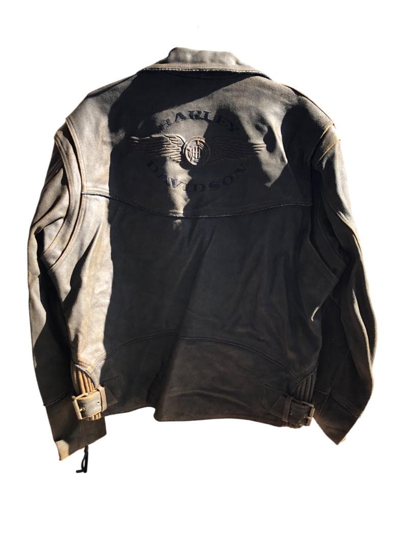 新品 Harley-Davidson レザーダブルライダースジャケット XXL - メルカリ