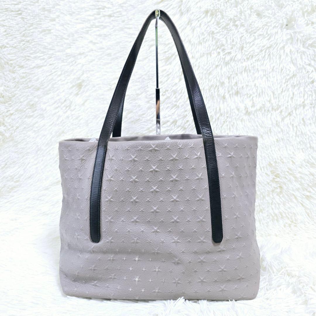 ジミーチュウ トートバッグ ピムリコ スターエンボス 大容量 肩掛け A4