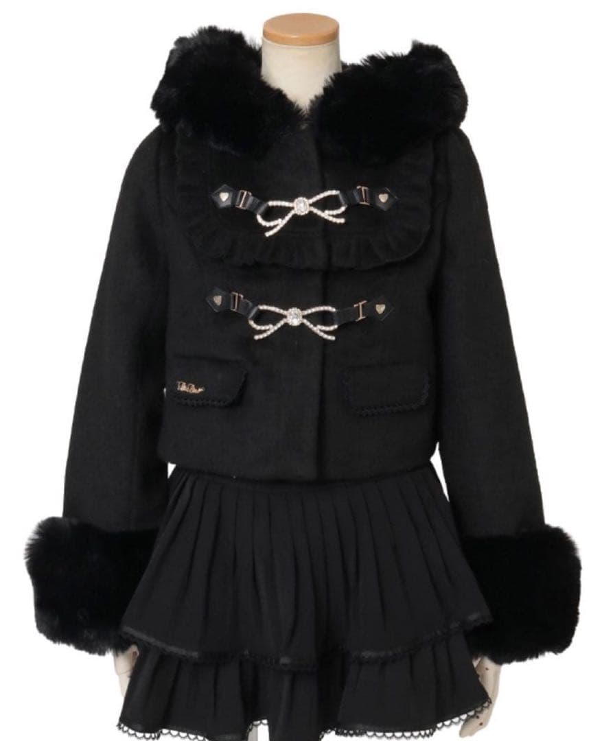 リズリサ ショートコート ブラック - メルカリ