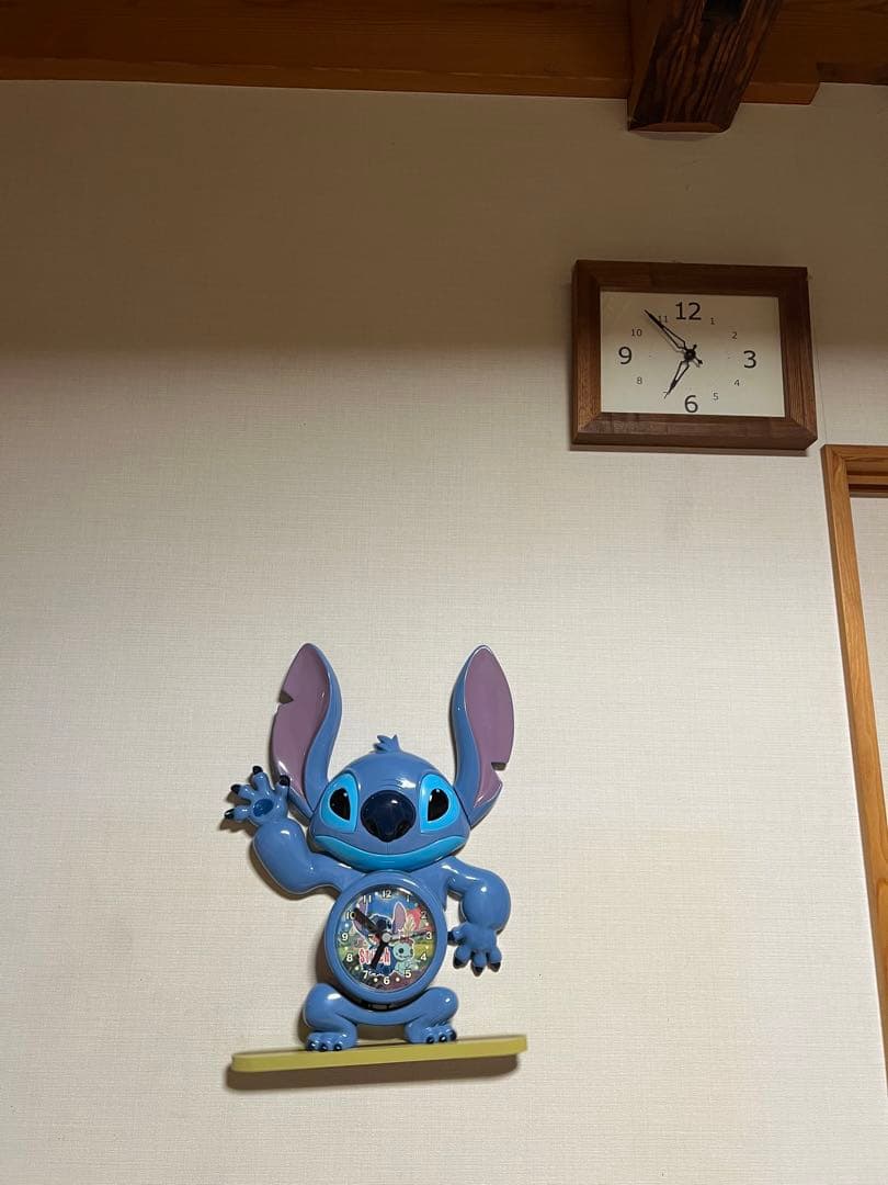 レア‼︎】【デッドストック】リロ&スティッチ 壁掛け時計 - メルカリ