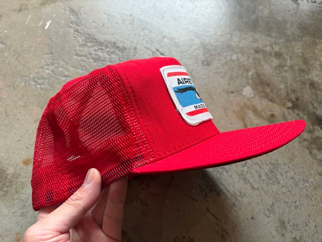 超激レアUSA製デッドストック企業系ヴィンテージトラッカーキャップ