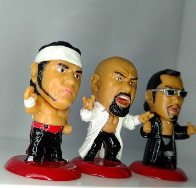 ☆★闘魂三銃士★☆プロ格ヒーローズ【武藤・蝶野・橋本】 武藤敬司、蝶野正洋、橋本真也「闘魂三銃士CAFE」大阪、福岡で4月