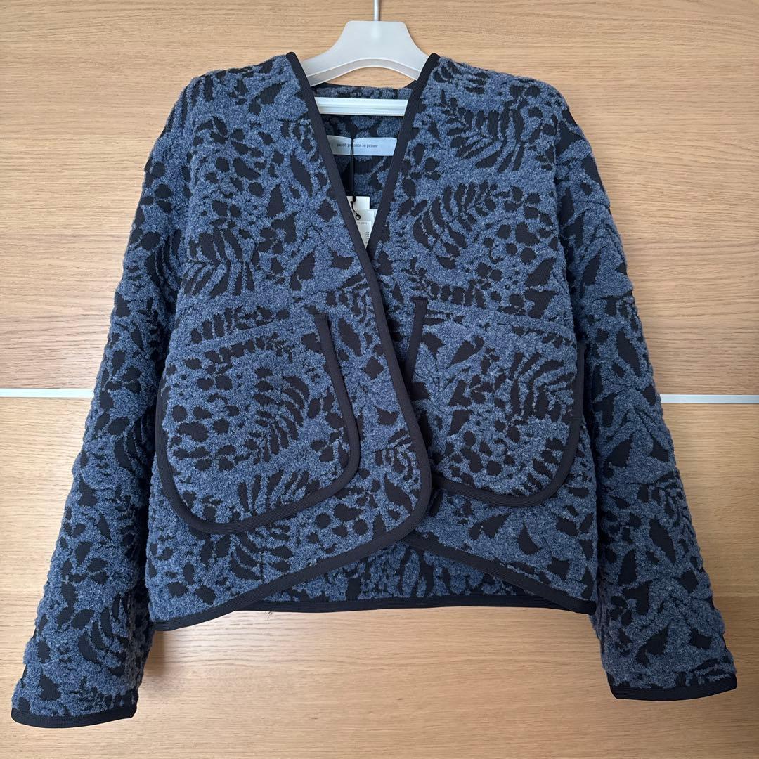 Mzk様専用】シップス ジャカードジャケット レディース 五泉ニット