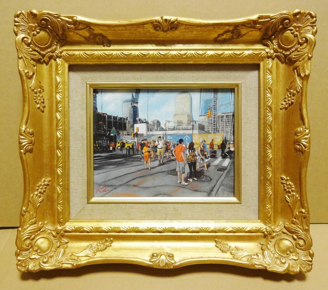 上鈴木正一 油彩画 F0号『グラウンドゼロ』新作原画 超オススメの作品です!!! 上鈴木正一 油彩画 F0号『グラウンドゼロ』新作原画 超オススメの作品